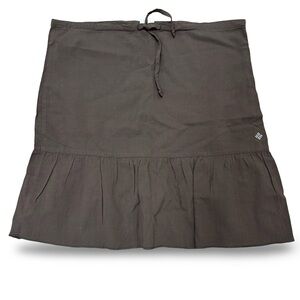 Columbia Brown/Khaki Cotton Lightweight Mini Skirt Women’s Size S